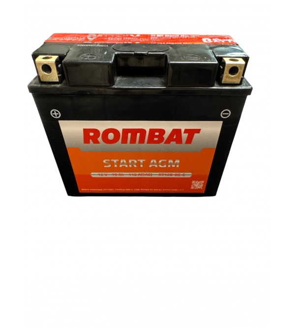 Baterie moto AGM Rombat 12V 10Ah 110A RT12B-BS-C scuter, atv